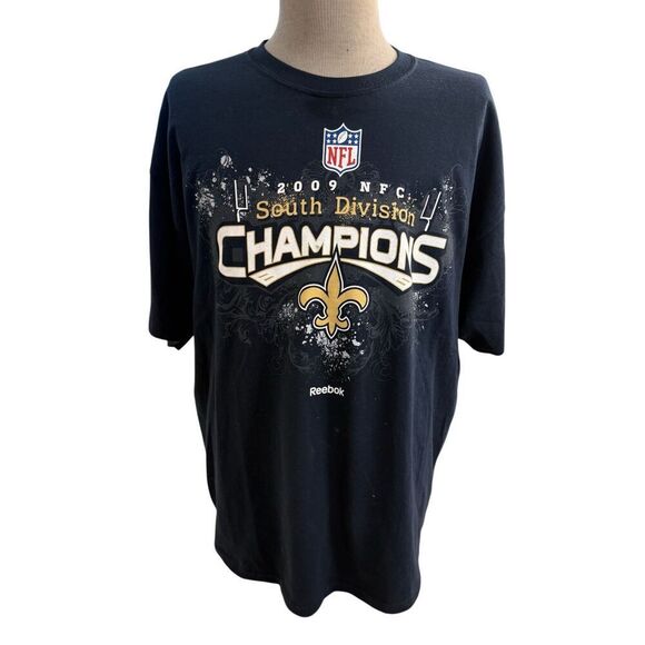 New Orleans Saints NFL 2009 NFC South Division Championship Shirt Sz. XL - Picture 1 of 6